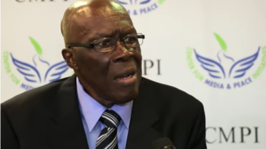 Humphrey Nwosu - Chairman of the National Electoral Commission (NEC)